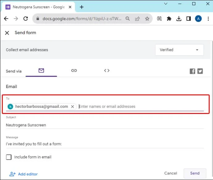 How To Share Google Forms