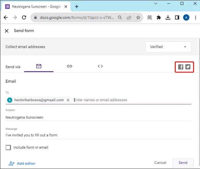How To Share Google Forms
