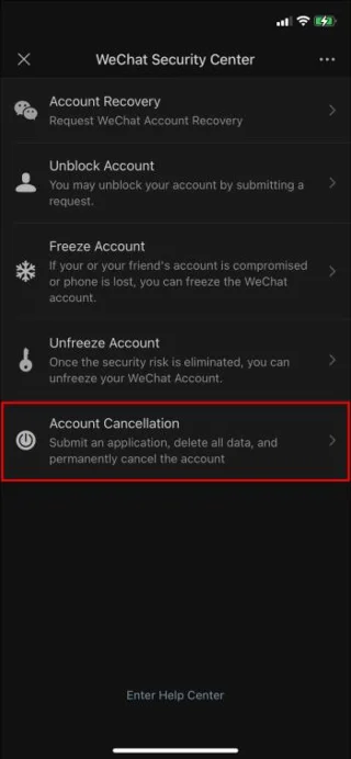 How To Delete A WeChat Account