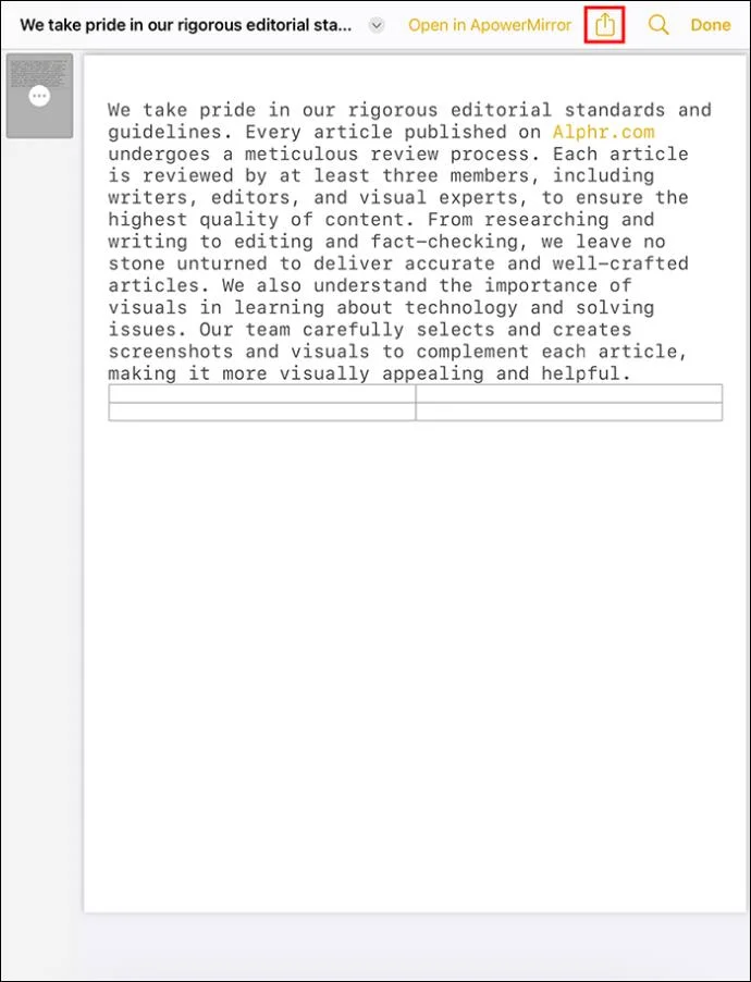 กดปุ่มแชร์ How To Scan A Document To PDF With Apple Notes