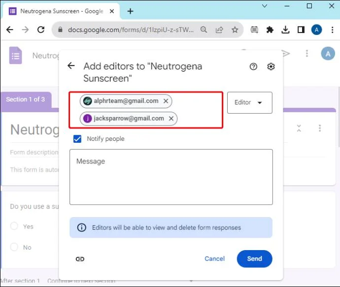 Google Forms: How To Get Email Notifications