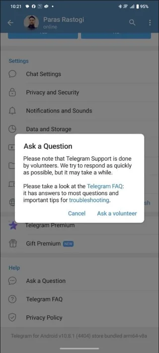 Telegram: Fix ‘You Can Only Send Messages To Mutual Contacts’ Error