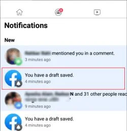How To Find Facebook Drafts