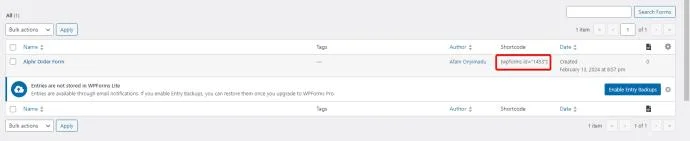 How To Create An Online Order Form