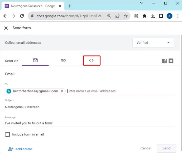 How To Share Google Forms