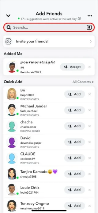 How To Find Deleted Friends In Snapchat