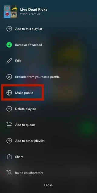 How To Share Your Spotify Playlist