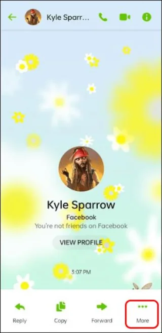 How To View The Time Of The Message In Messenger