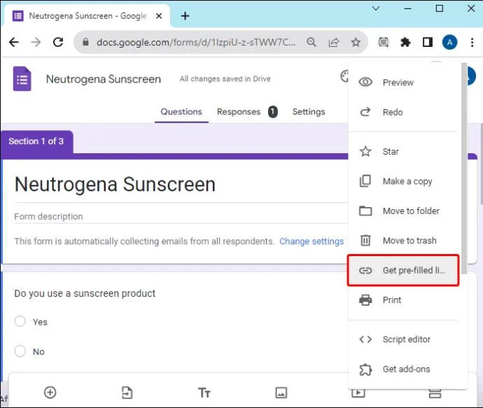 How To Share Google Forms