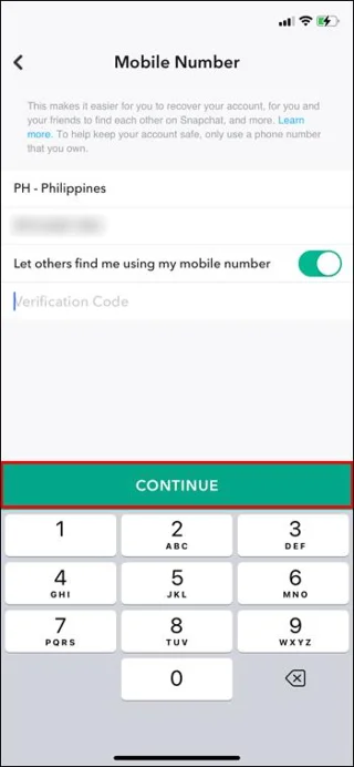 Snapchat: How To Change Numbers