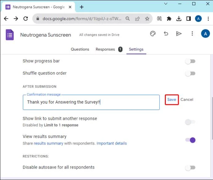 How To Share Google Forms