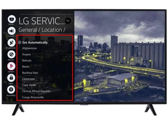How To Change The Region On An LG TV