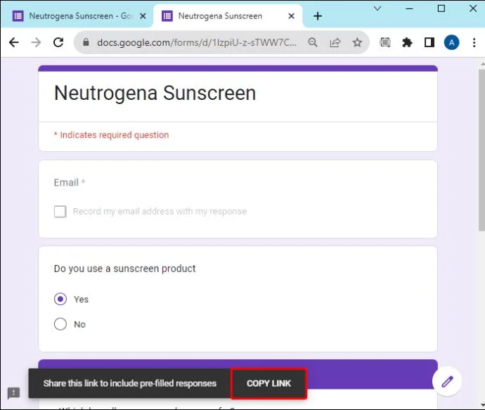 How To Share Google Forms