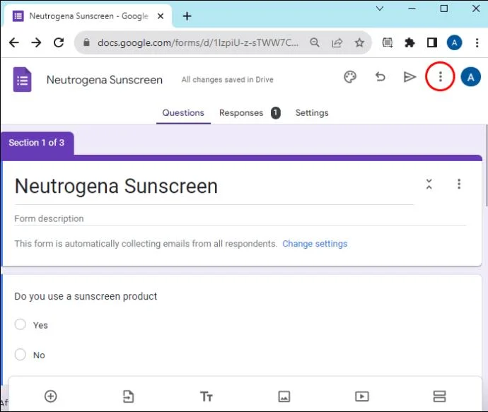How To Share Google Forms