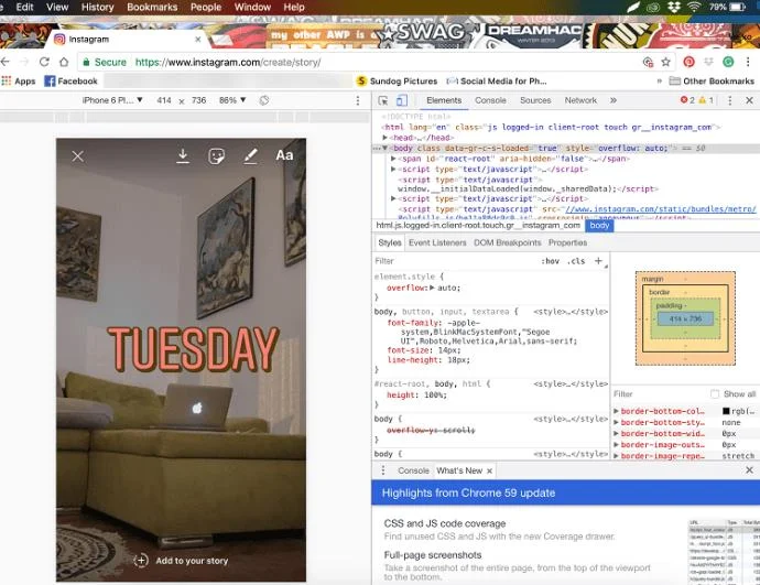How To Post An Instagram Story From Your Computer