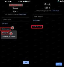 Create Account