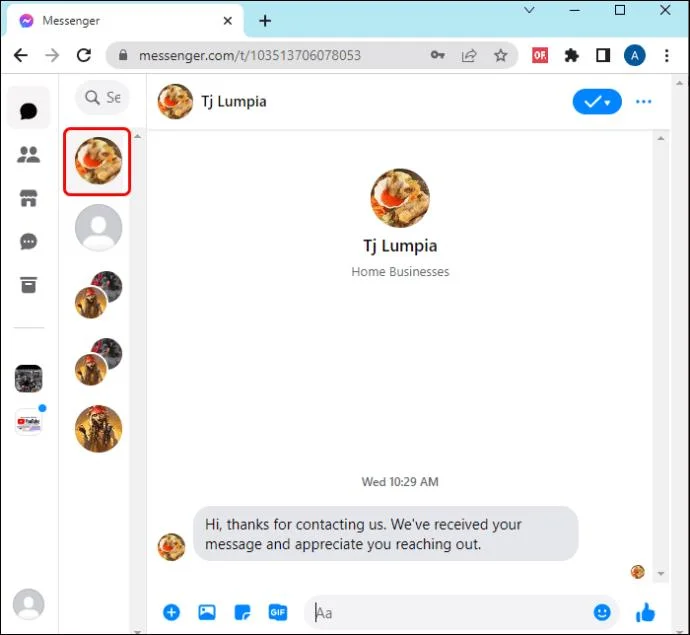 How To View The Time Of The Message In Messenger