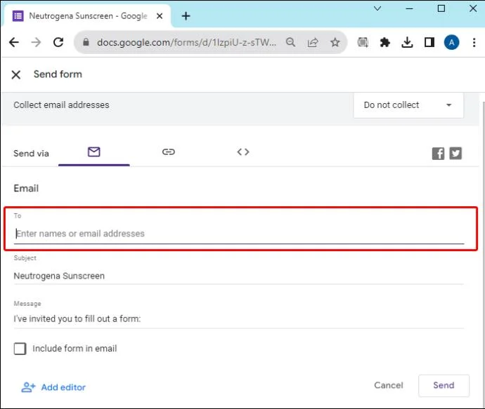 How To Share Google Forms