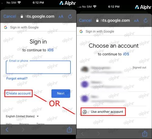 Create Account