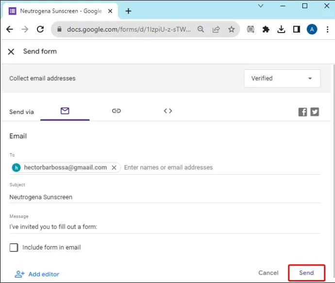 Google Forms: How To Get Email Notifications