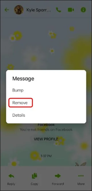 How To View The Time Of The Message In Messenger