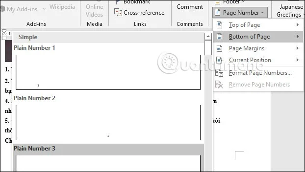 Hoe u pagina's zonder eerste pagina kunt nummeren, en hoe u vanaf elke pagina in Word op de meest gedetailleerde manier kunt nummeren