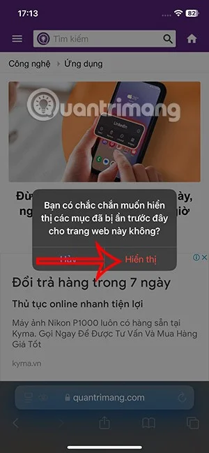 Uygulama olmadan Safari'de reklamlar nasıl gizlenir