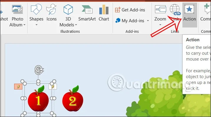 Hoe maak je een appelplukspel in PowerPoint