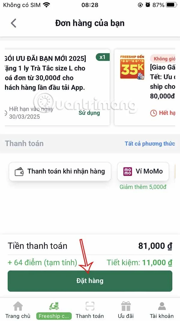 7-Eleven'da alışveriş talimatları