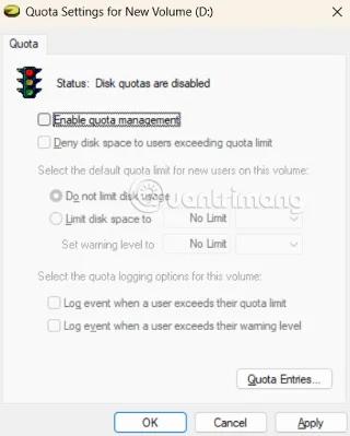Windows depolama kapasitesini sınırlamak için Disk Kotası nasıl kullanılır