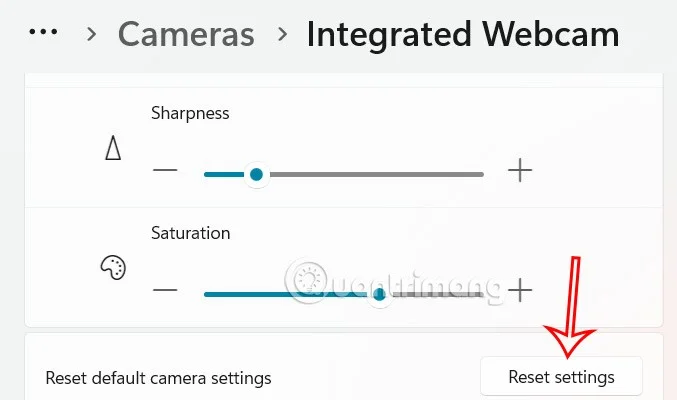 Windows 11 kamera ayarlarını sıfırlama talimatları