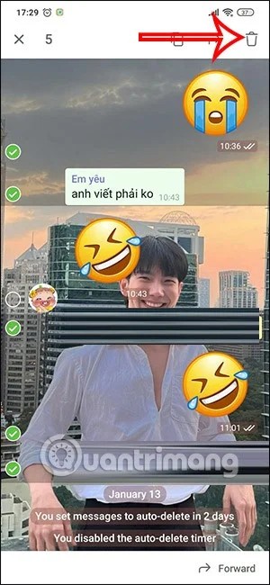 Hoe Telegram-berichten te verwijderen, Telegram-berichtengeschiedenis