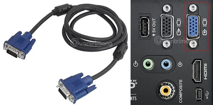 Bilgisayarı projektöre bağlama, dizüstü bilgisayarı projektöre bağlama talimatları