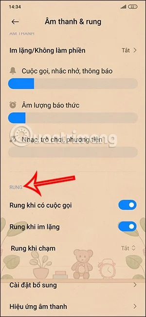 Xiaomi telefonlarında titreşim modunu ayarlama talimatları