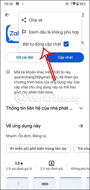 Android'de otomatik uygulama güncellemeleri nasıl kapatılır
