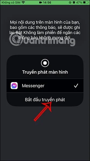 Cómo compartir la pantalla de Messenger durante una videollamada