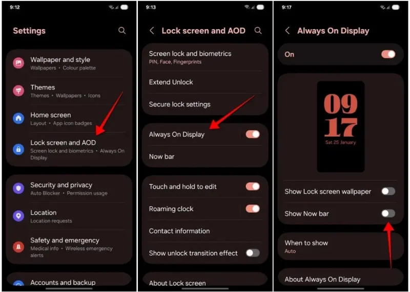 Cómo desactivar la barra Now en Samsung Galaxy