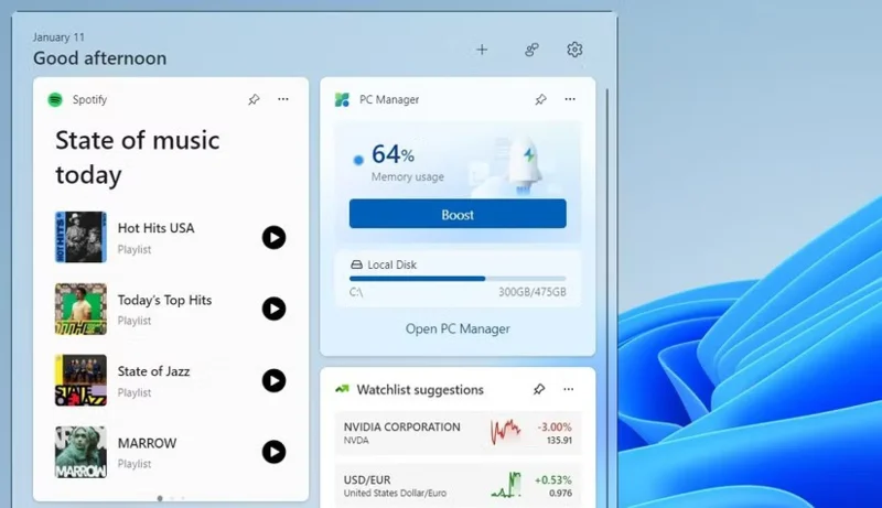 Windows 11'de olmazsa olmaz 9 widget