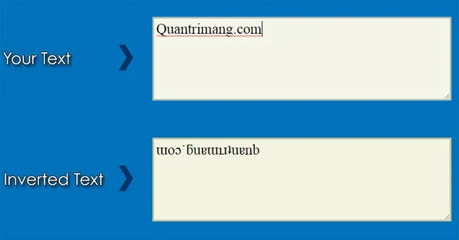 Ters metin oluşturma talimatları