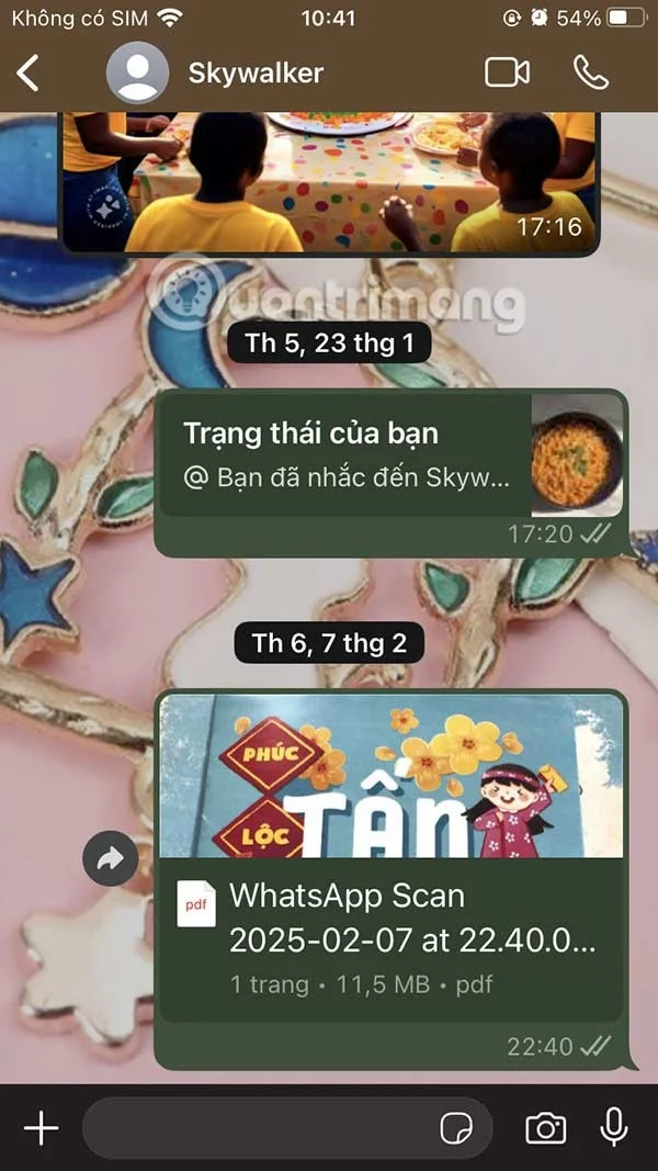 Instrucciones para configurar el fondo de pantalla del chat en WhatsApp