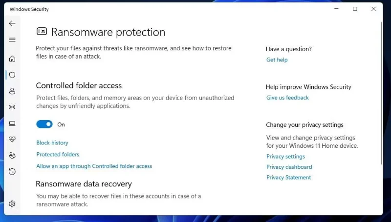 Como habilitar o recurso anti-ransomware de acesso controlado a pastas no Windows 10/11