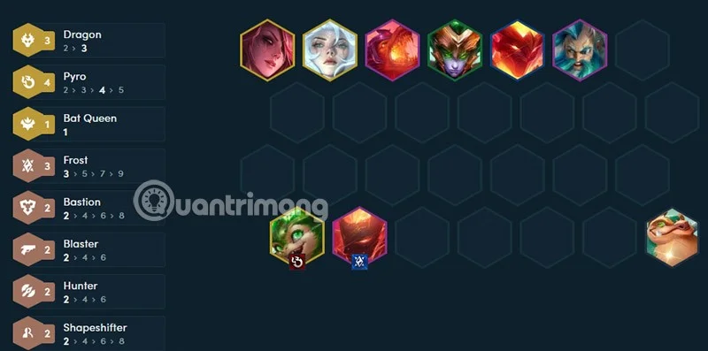 Barisan DTCL Dragon, TFT Dragon binaan musim 12