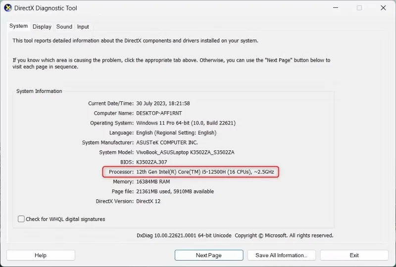 8 maneiras de verificar a geração do processador Intel no Windows