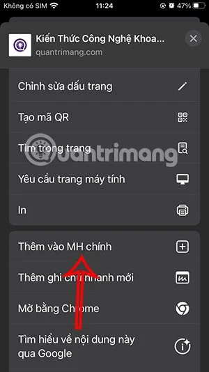 Cómo poner un sitio web en la pantalla del iPhone