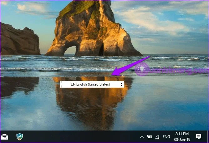 How to fix missing Language bar on Windows 10