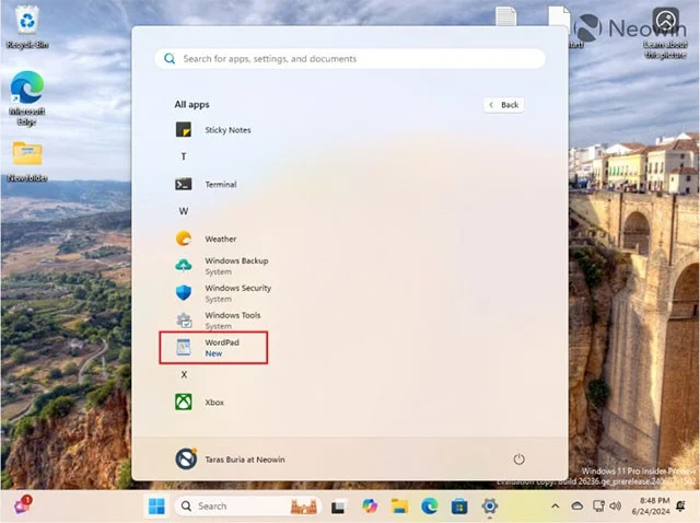 Cómo restaurar WordPad en Windows 11