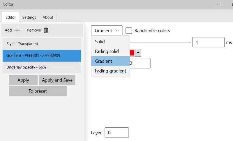 Instructions for creating Taskbar effects on Windows