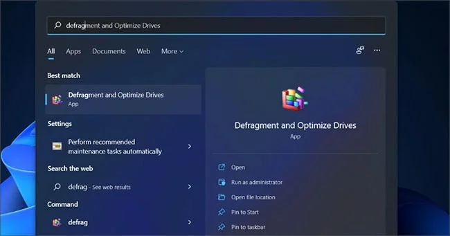 Using Disk Defragmenter in Windows