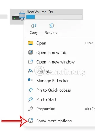 Instruções para alterar a senha do BitLocker no Windows 11