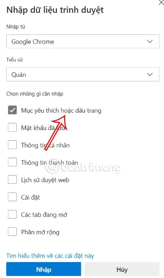 Hoe importeer ik Google Chrome-bladwijzers naar Edge?